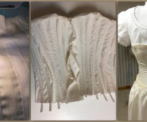 How do you make a Victorian laced corset?