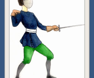 Titus Vincentius Röslein and Lotten Ulrich’s fencing lessons